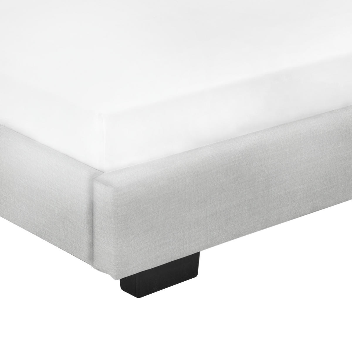 POLSTERBETT Masari - Weiß, Textil (90/200cm) - Corium