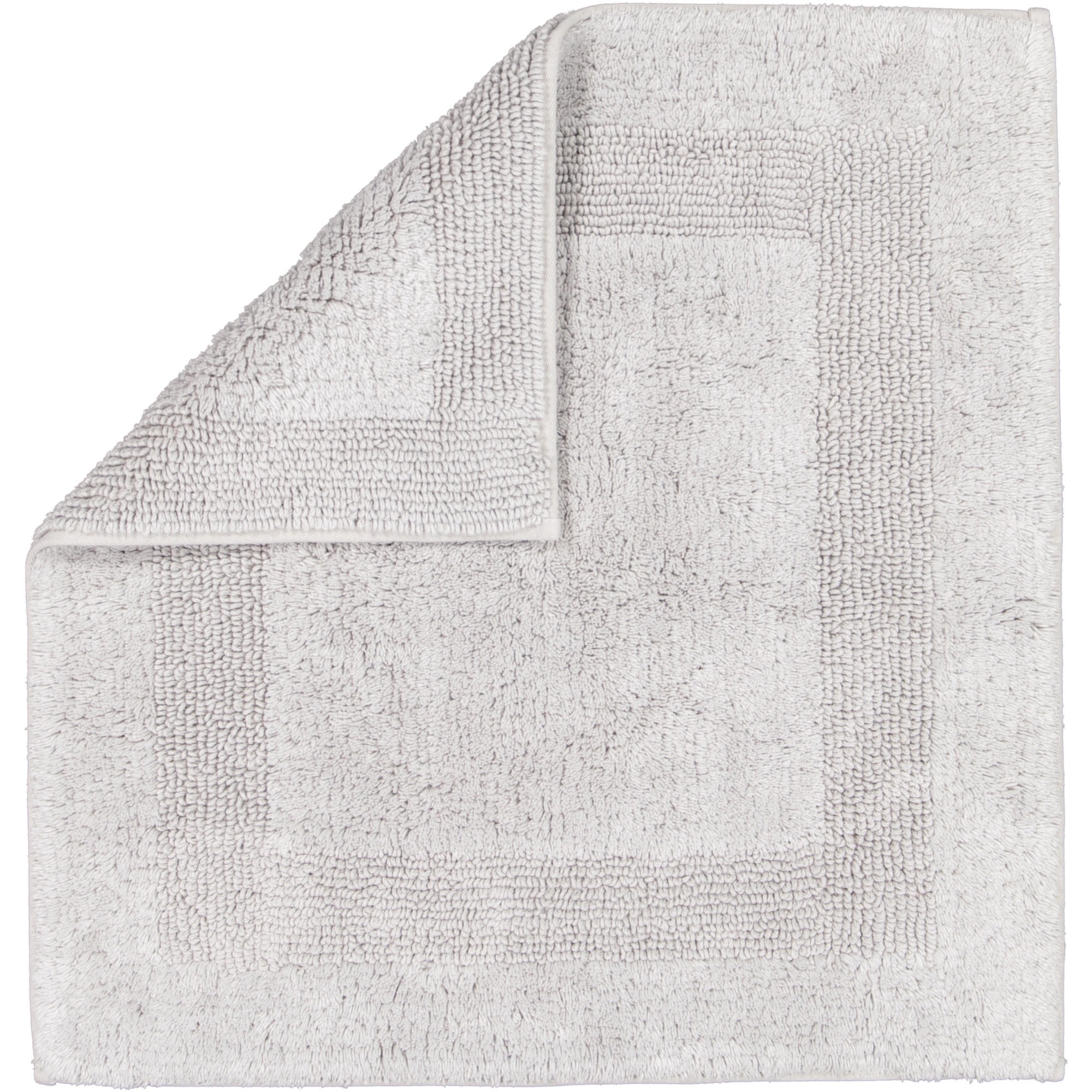 BADTEPPICHE LUXUS BADTEPPICH 1000 PLATIN - 705 - Grau, Textil (60/60cm) - Cawö