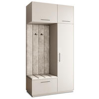 GARDEROBENSCHRANK REMA 120/240/60 cm Modern Kaschmir - Kaschmir, Holzwerkstoff (120/240/60cm) - MASSENO