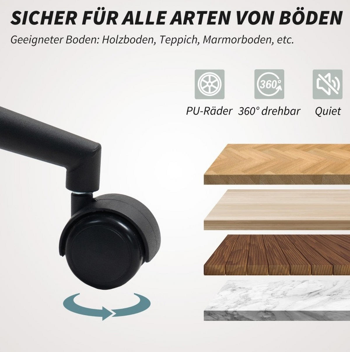 DREHSTUHL 60/63/84-94 cm Beige aus Polyester höhenverstellbar - Beige, Kunststoff (60/94/63cm) - OKWISH