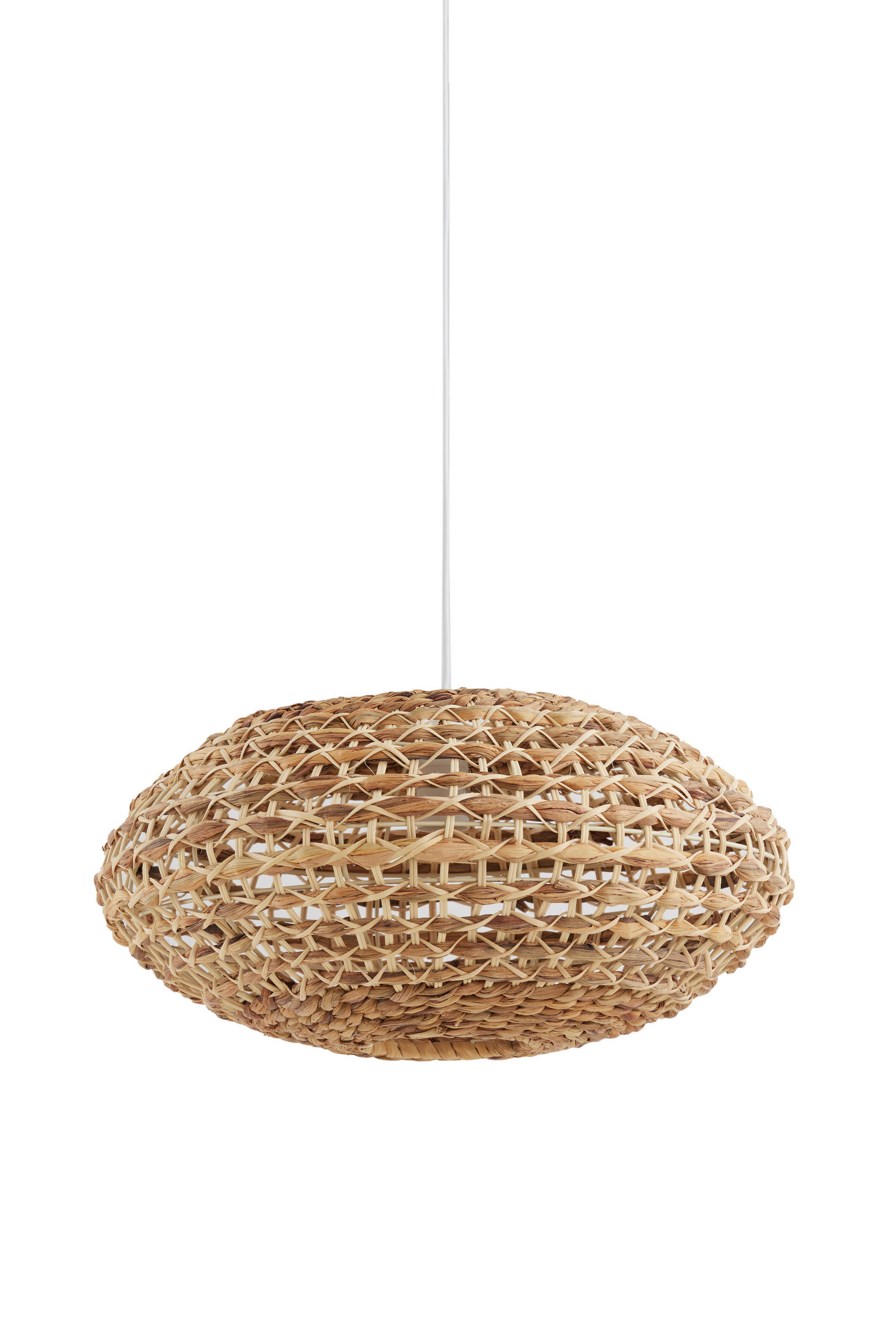 HÄNGELAMPE Tripoli Braun Ø50/23,5 cm - Braun, Holz (50/50/23.5cm) - Light & Living