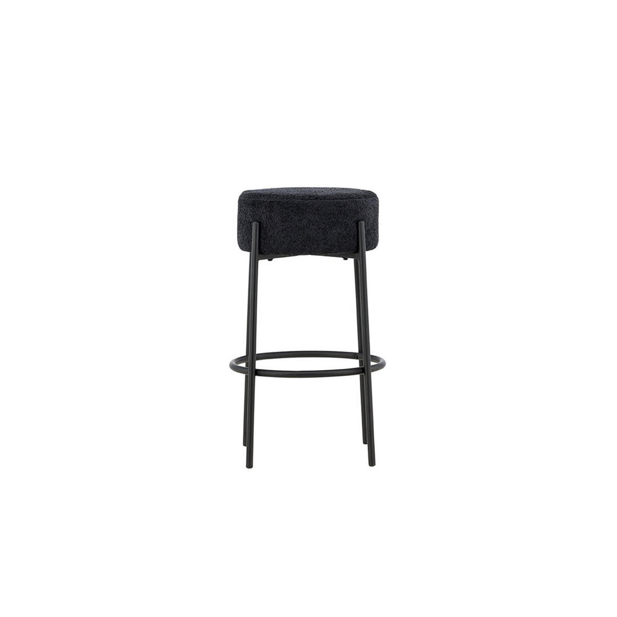 BARHOCKER, Tucson, Schwarz, Stoff, 50 x 50 x 70 cm - Schwarz, Textil (50/70/50cm) - ebuy24