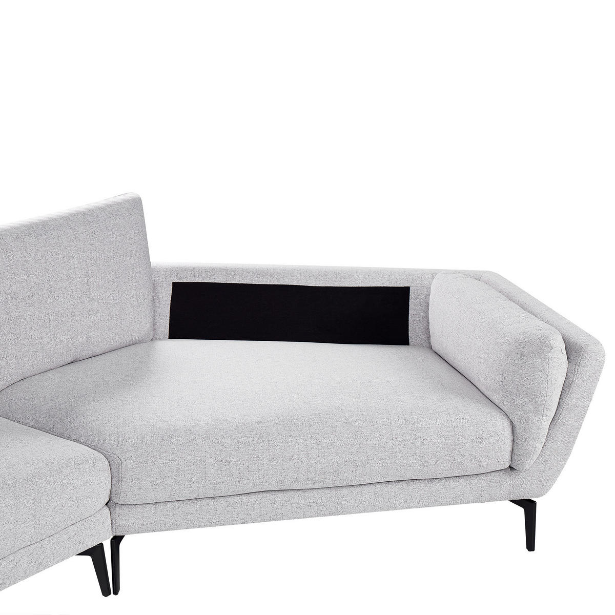 POHOVKA 3-místná Látka Světle šedá Kansseli - světle šedá, textil (341/70/115cm) - Beliani