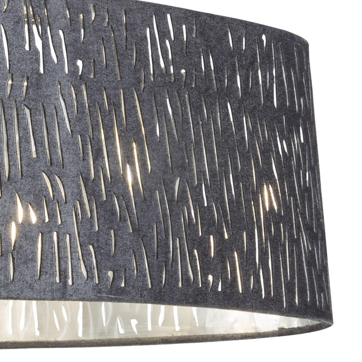 HÄNGELEUCHTE Metall Grau matt - Grau, Metall (65/25/140cm) - Globo Lighting