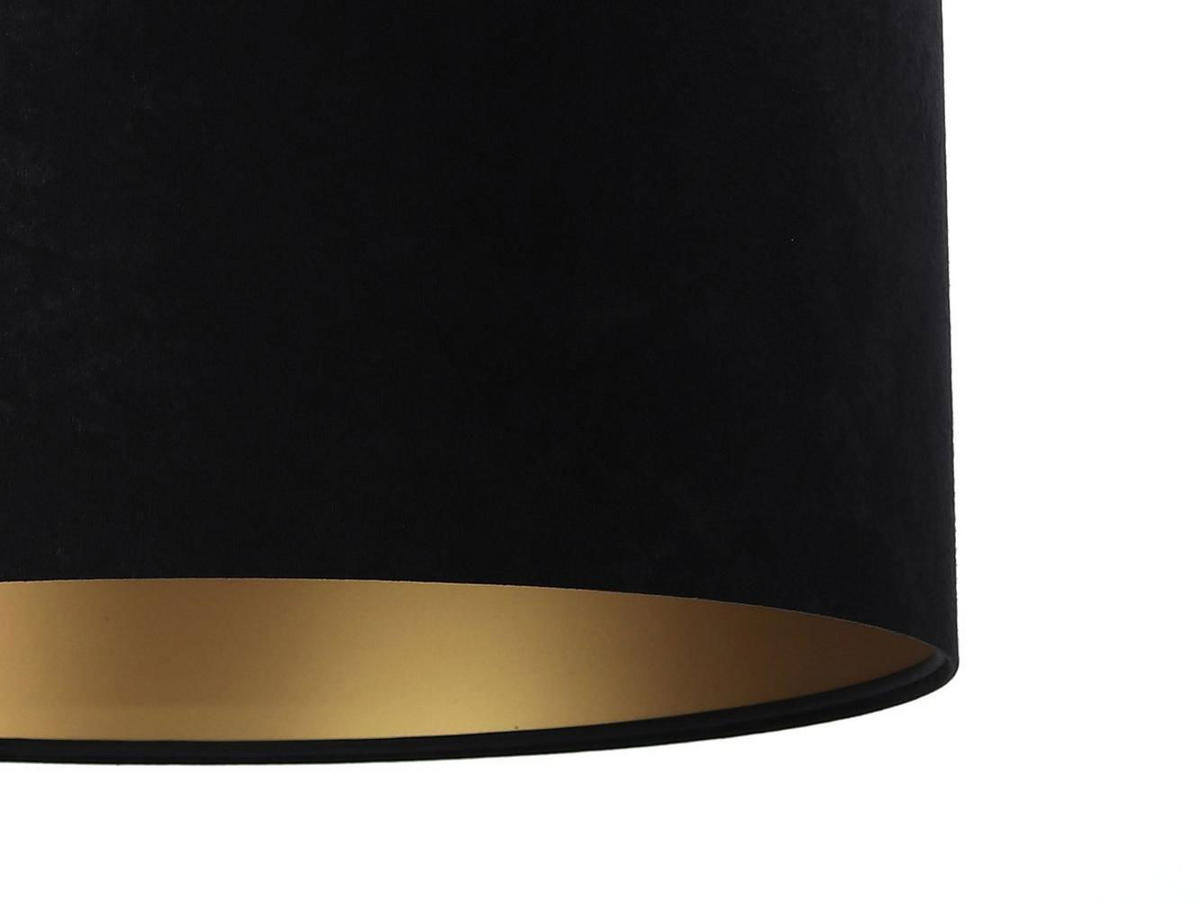 HÄNGELEUCHTE Gold 50/25 cm - Goldfarben/Schwarz, Kunststoff (50/0.8/25cm) - ONZENO