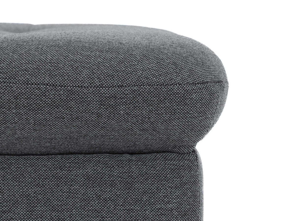 POLSTERHOCKER Niko Groß - Silberfarben/Multicolor, Holz/Textil (96/41/70cm) - MIRJAN24