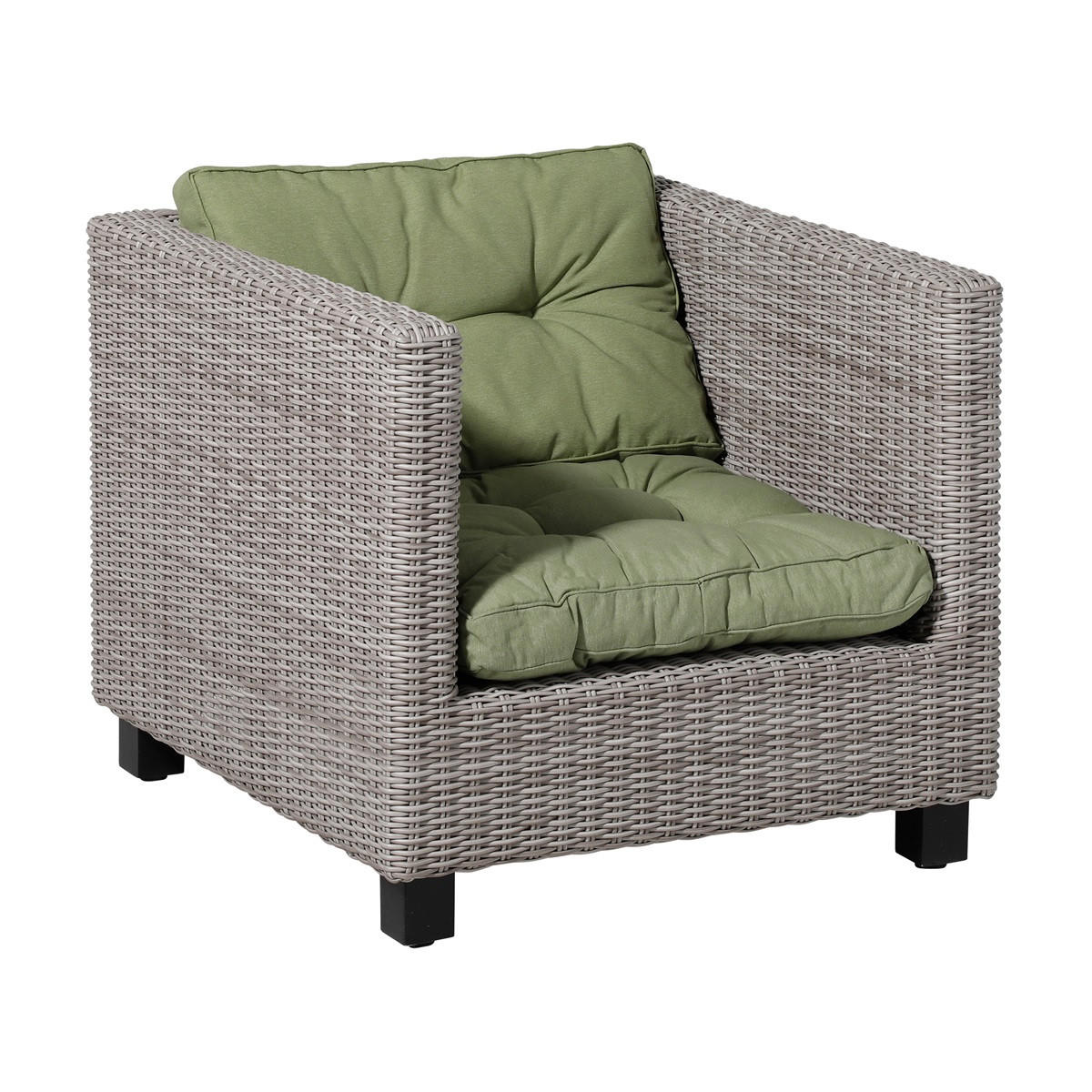 SITZKISSEN Panama 60/60 cm 2er-Set - Hellgrün, Textil (60/8/60cm) - Madison