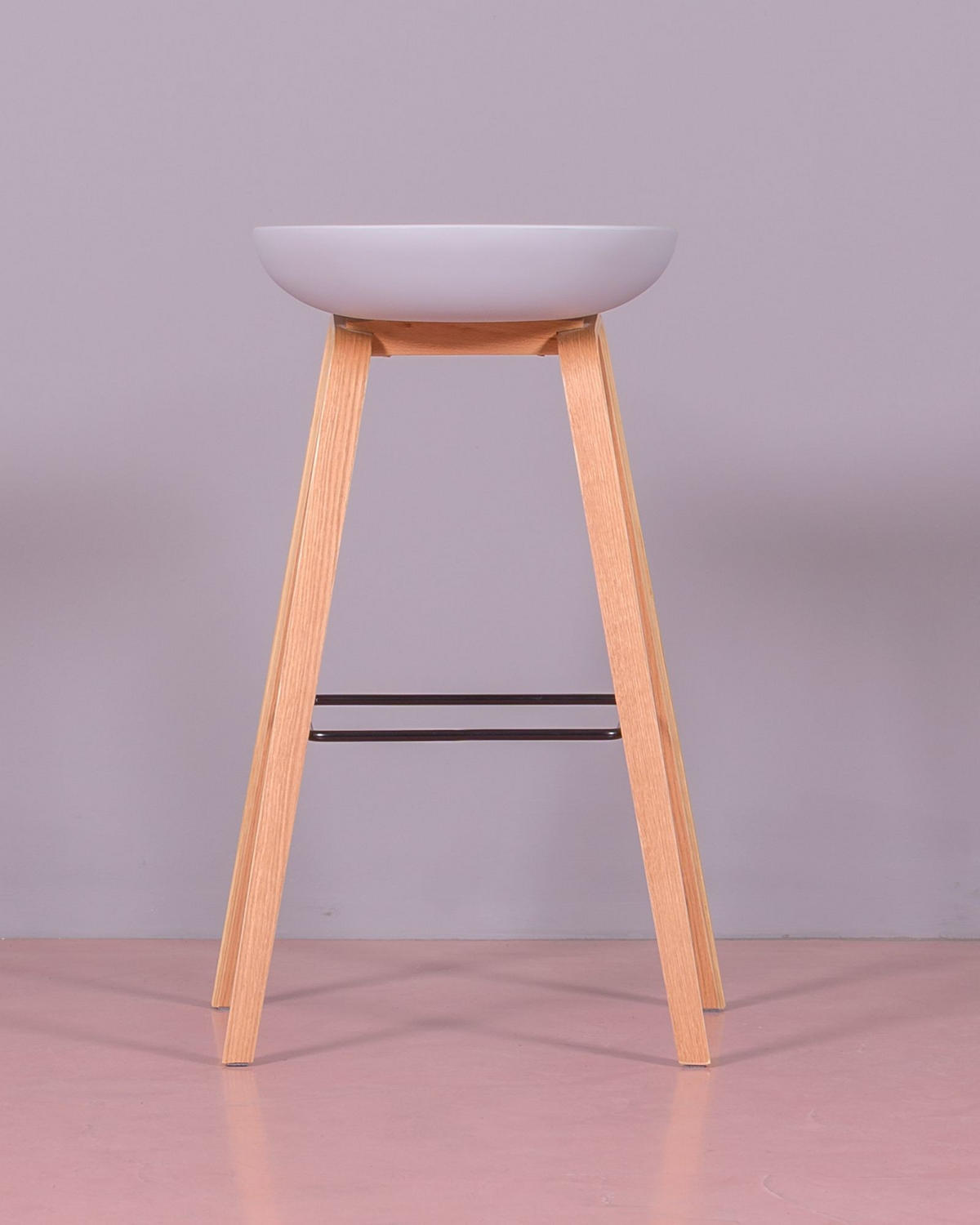 HOCKER Kunststoff Hellgrau - Hellgrau, Kunststoff (54/83/45cm) - Nest Dream