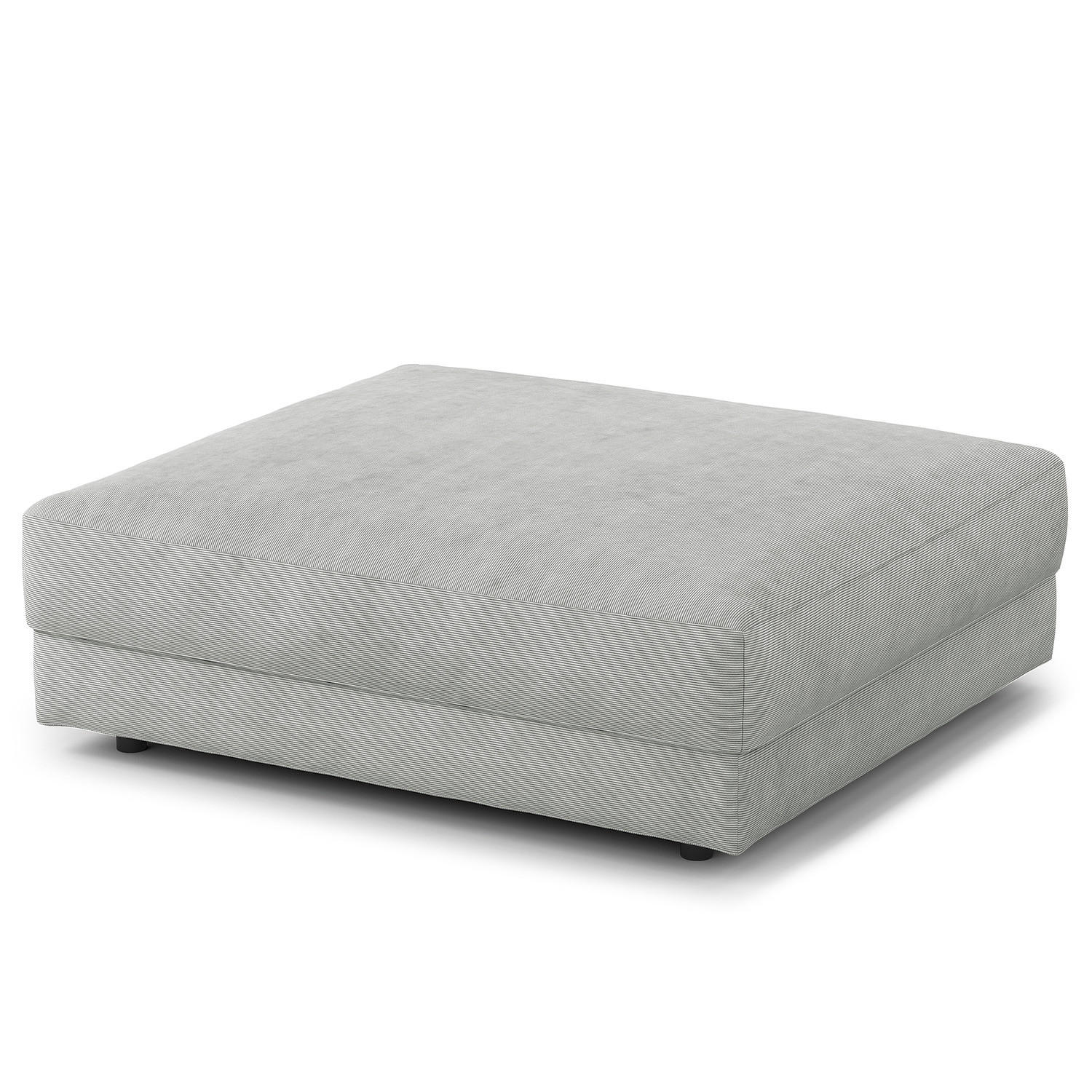 POLSTERHOCKER - Schwarz/Grau, Kunststoff/Textil (105/38/117cm) - home24