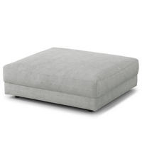 POLSTERHOCKER - Schwarz/Grau, Kunststoff/Textil (105/38/117cm) - home24