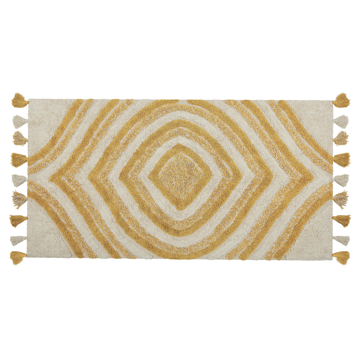 KURZFLOR-TEPPICH Bingol 150/80 cm - Beige, Textil (80/150cm) - Beliani