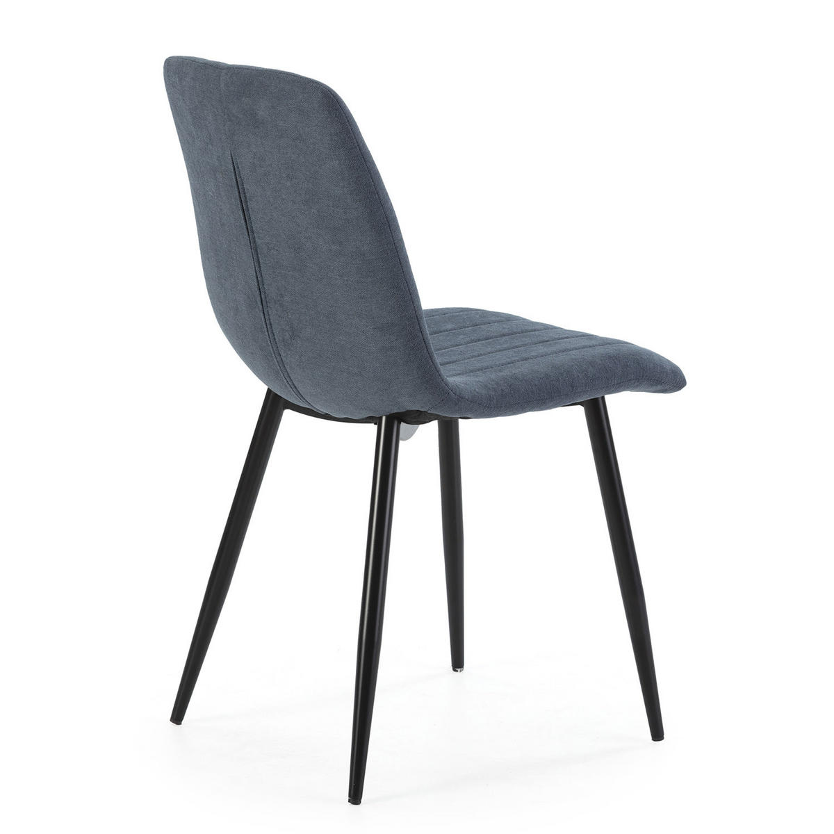 STUHL 4er-Set Sagi Stoff blau - Blau, Textil/Metall (45/84/56cm) - VS Venta-stock