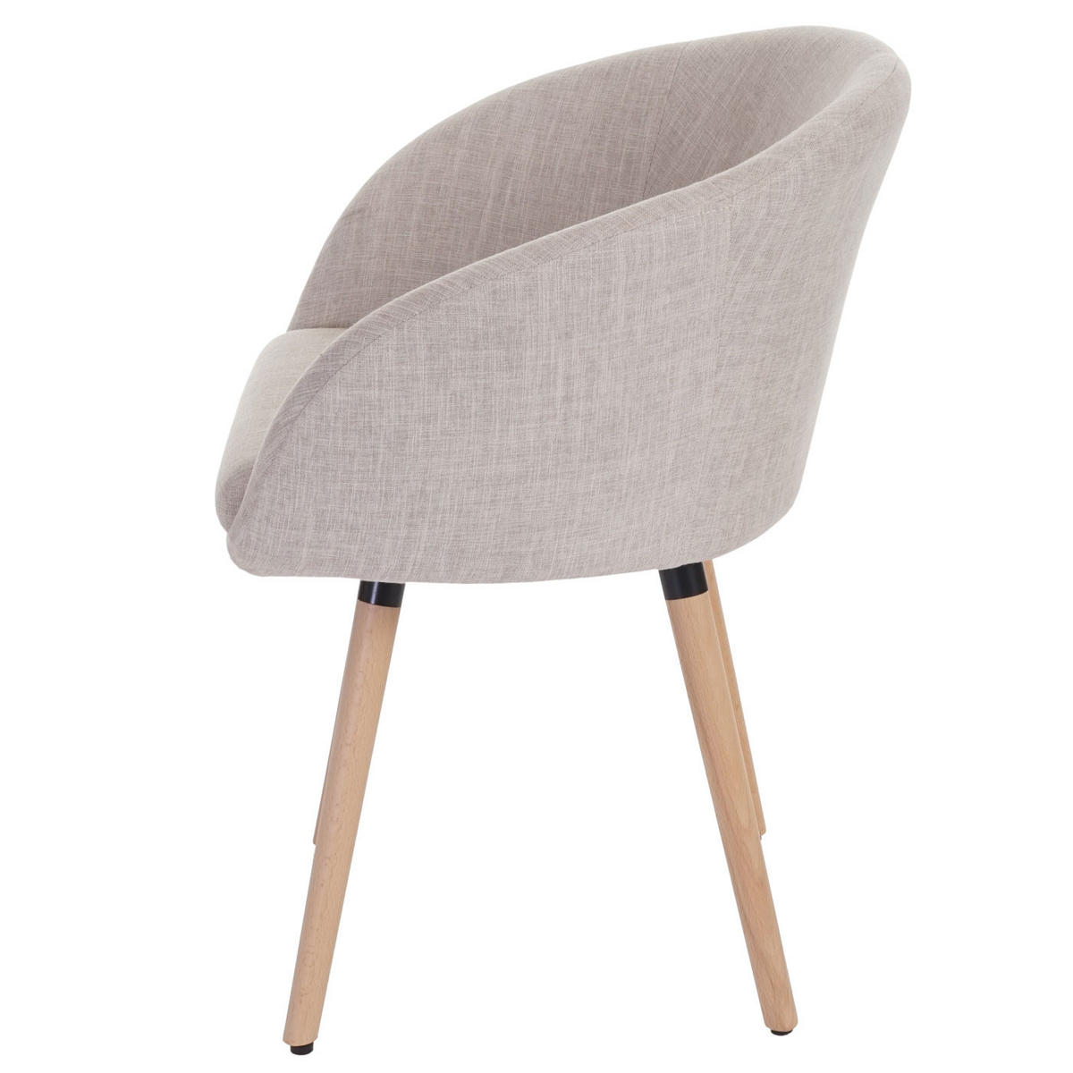 ESSZIMMERSTUHL Beige, Grau 6er-Set - Beige/Grau, Textil (61/80/56cm) - MCW