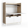 SEKRETÄR SCHREIBTISCH Berdi Sonoma 110 x 45 cm - Sonoma Eiche, Holzwerkstoff (45/110/140cm) - Vicco
