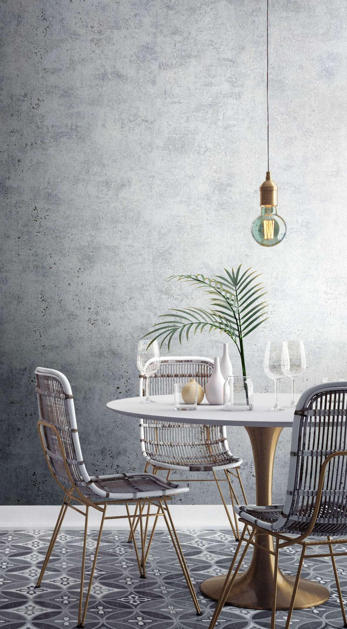 VLIESTAPETE Uni Tapete grau - Hellgrau, Papier (53/1005cm) - marburg