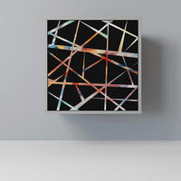 SIDEBOARD POLYGON VERVE, Grau, 57,5x42x57,5 cm, Ohne Füße - Multicolor/Grau, Holzwerkstoff (57.5/57.5/42cm) - SpaceRebels