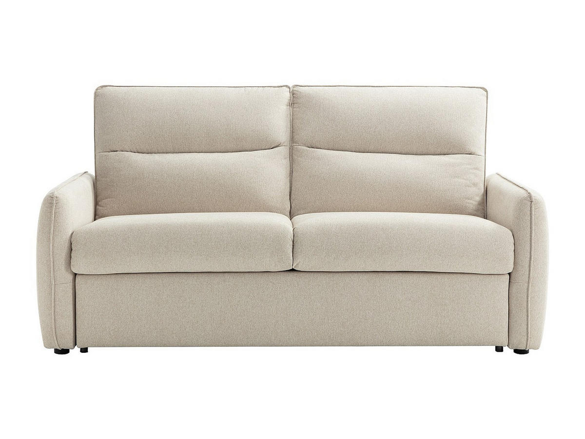 3‑SITZER Schlafsofa - Express-Schlaffunktion - Stoff - Beige - ORELIS - Beige, Textil (195/101/210cm) - Vente-Unique