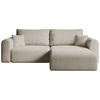 ECKSOFA Kornel mit Schlaffunktion Beige Boucle - Beige, Textil (248/165cm) - Bromarkt