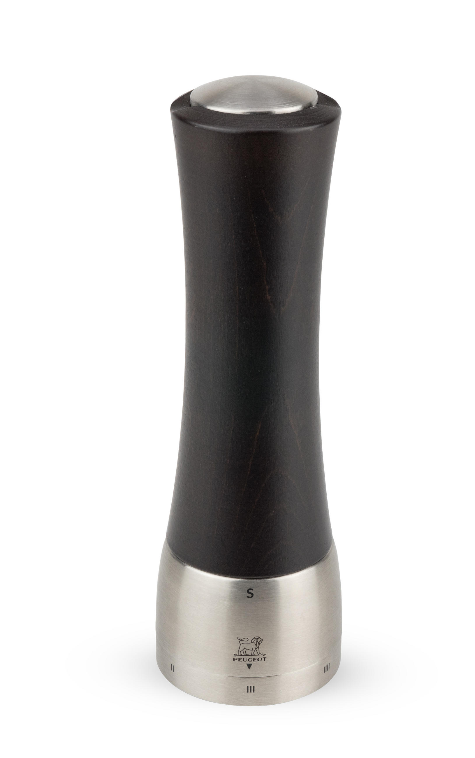 SALZMÜHLE Daman 21cm Buchenholz Schokolade Zirkonia-Mahlwerk - Braun, Holz (6.5/21/6.5cm) - PEUGEOT