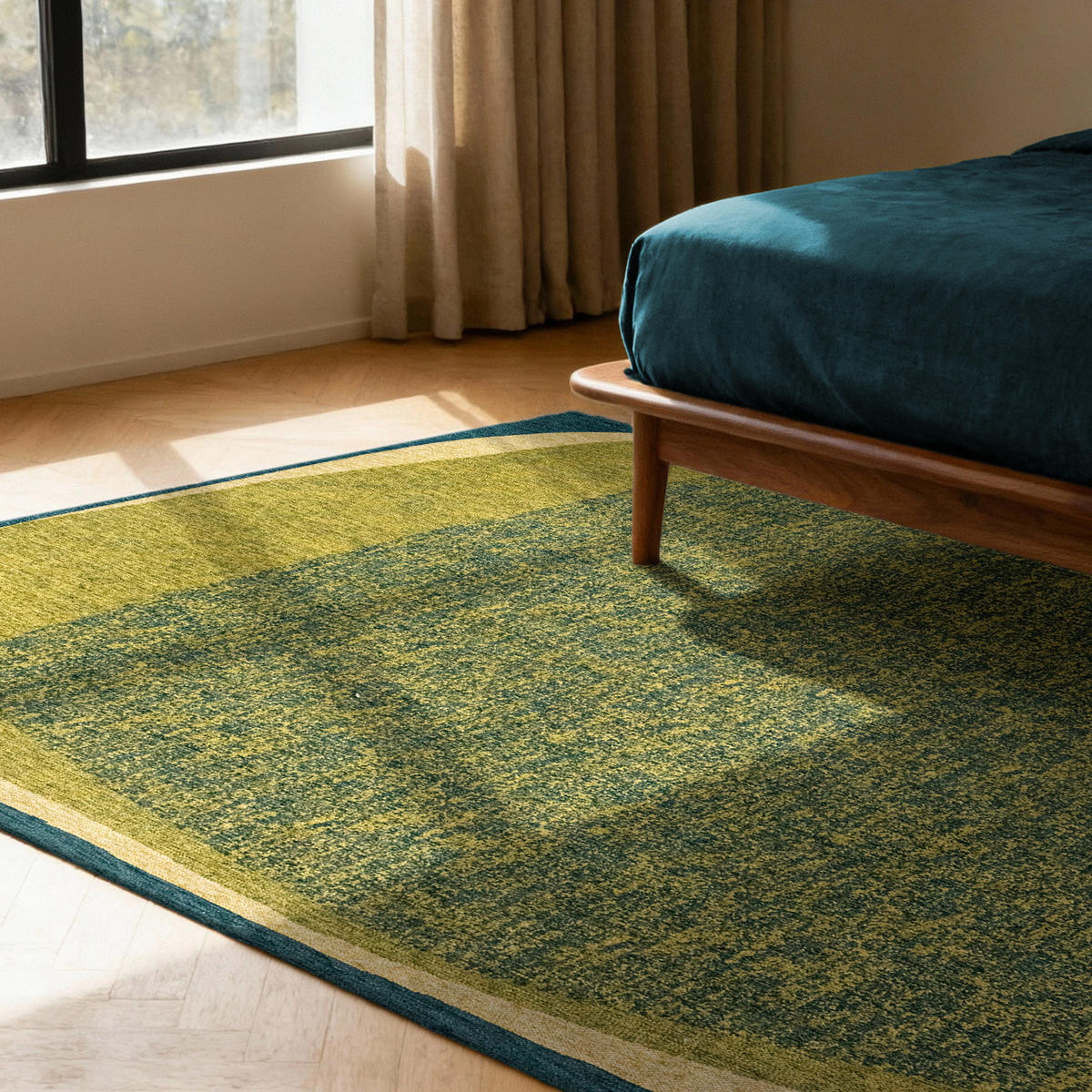 PREPROGA Marble Larch 240/340 cm - zelena, umetna masa/tekstil (240/340cm) - Louis De Poortere