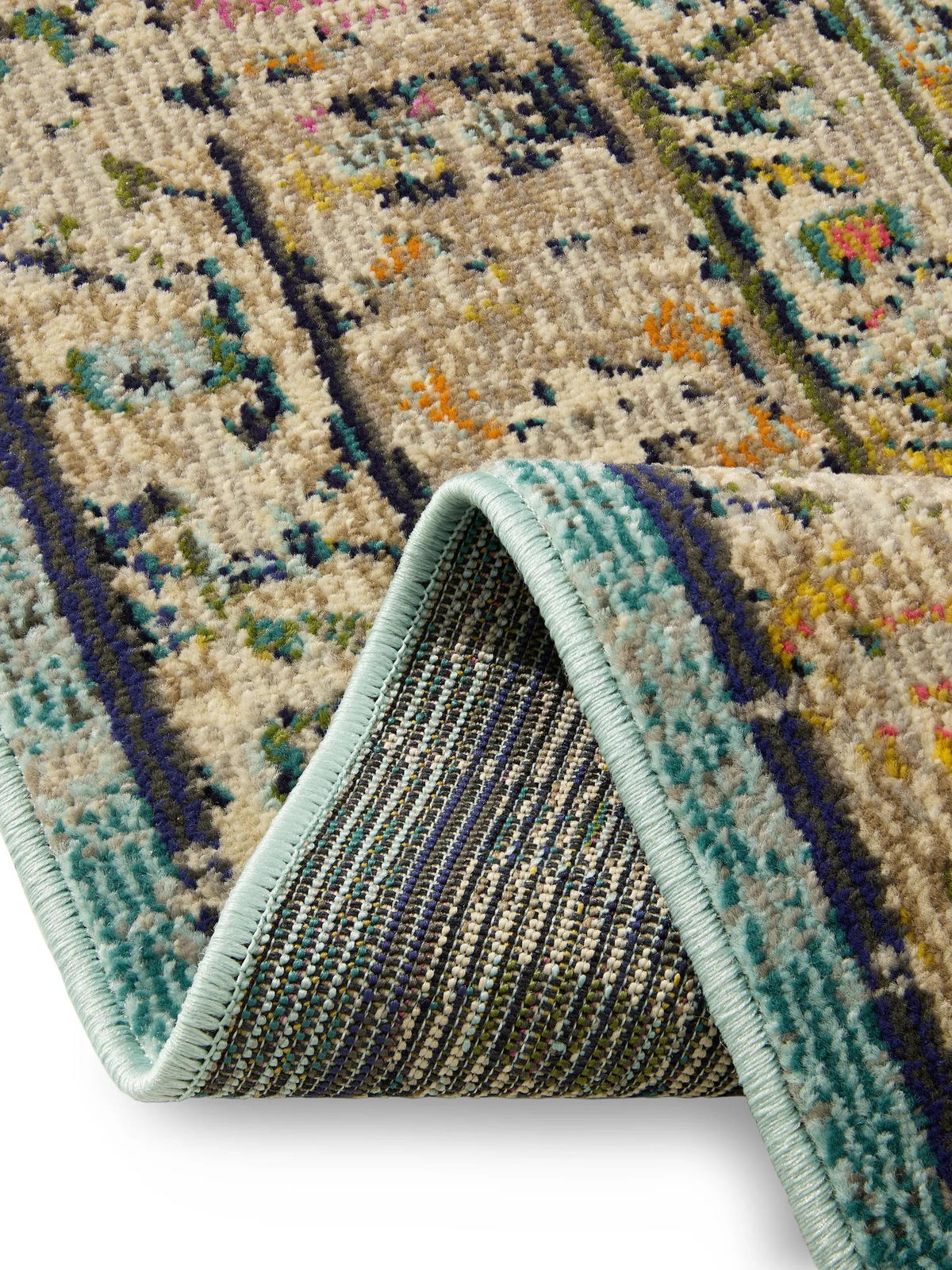 TEPPICH Casa Blau 160x230 cm - Blau, Textil (160/230cm) - benuta Nest