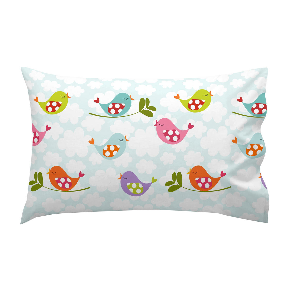 BETTBEZUG 2er-Set teiliges little birds 115x145 cm (kinderbett) mehrfarbig - Multicolor, Textil (115/145cm) - Happy Friday
