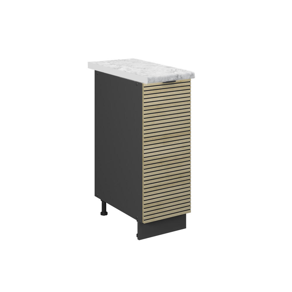 APOTEKARSK&Aring;P Fame-Line Ekpanel 30 cm , AP Marble Ekf&auml;rgad, Antracit 82/30/60 cm
