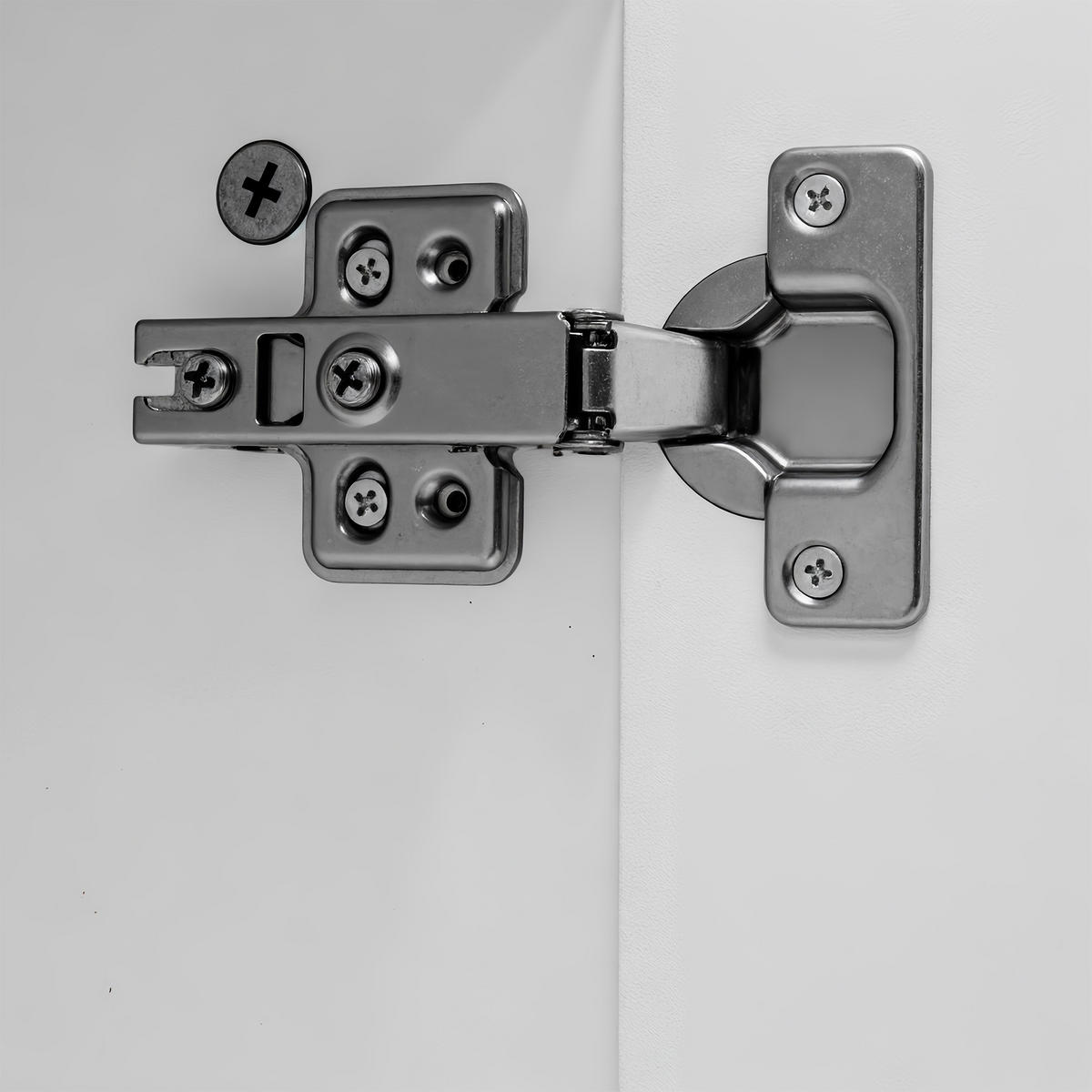 TV-SCHRANK Weiß 180,5/38/50 cm Doppeltüren Offene Fächer 3D-Türpaneele - Weiß, Karton (38/50/180.5cm) - PANGIVO