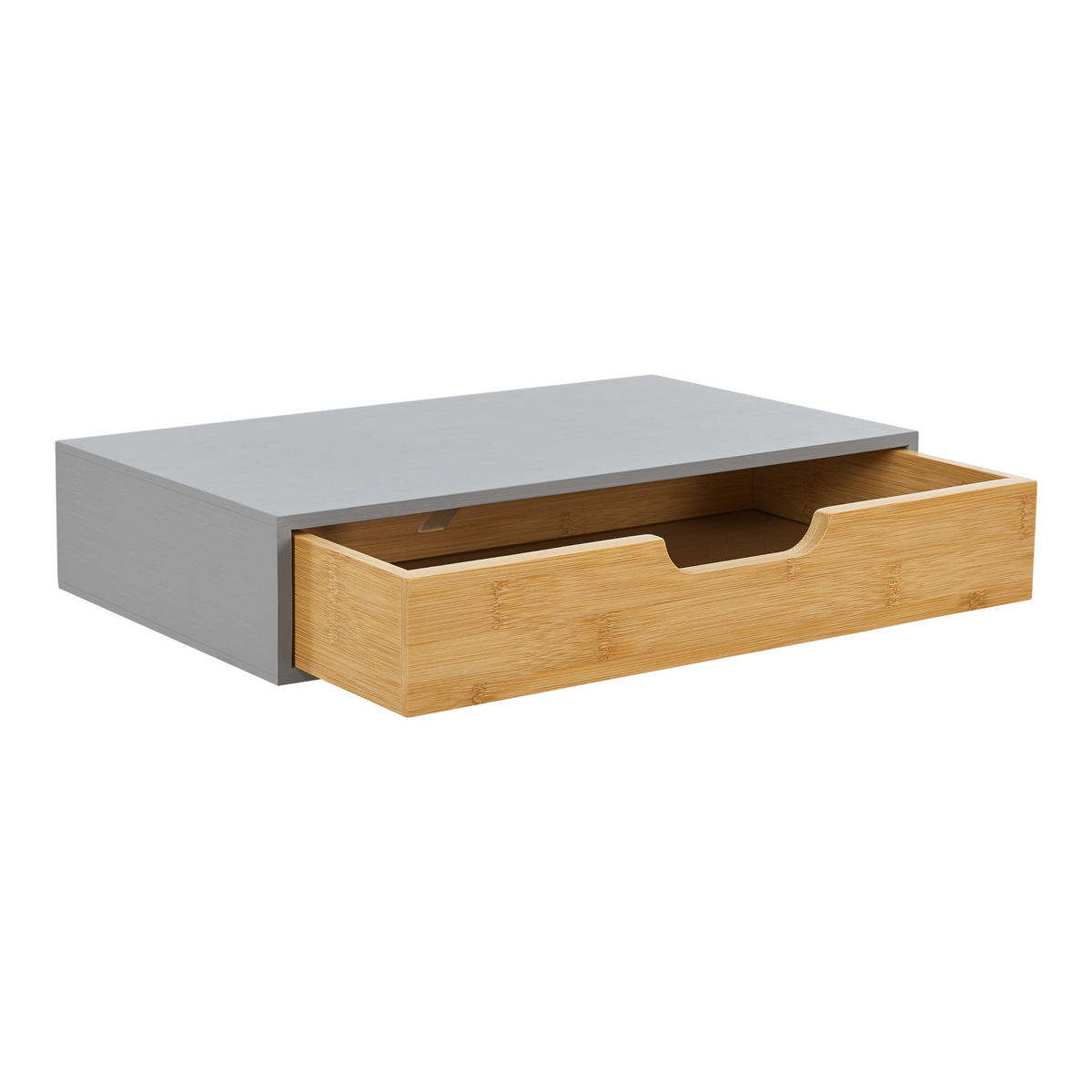 WANDREGAL-SET 2 TLG. Bokn - Grau, Holz (40/8/24cm) - [en.casa]