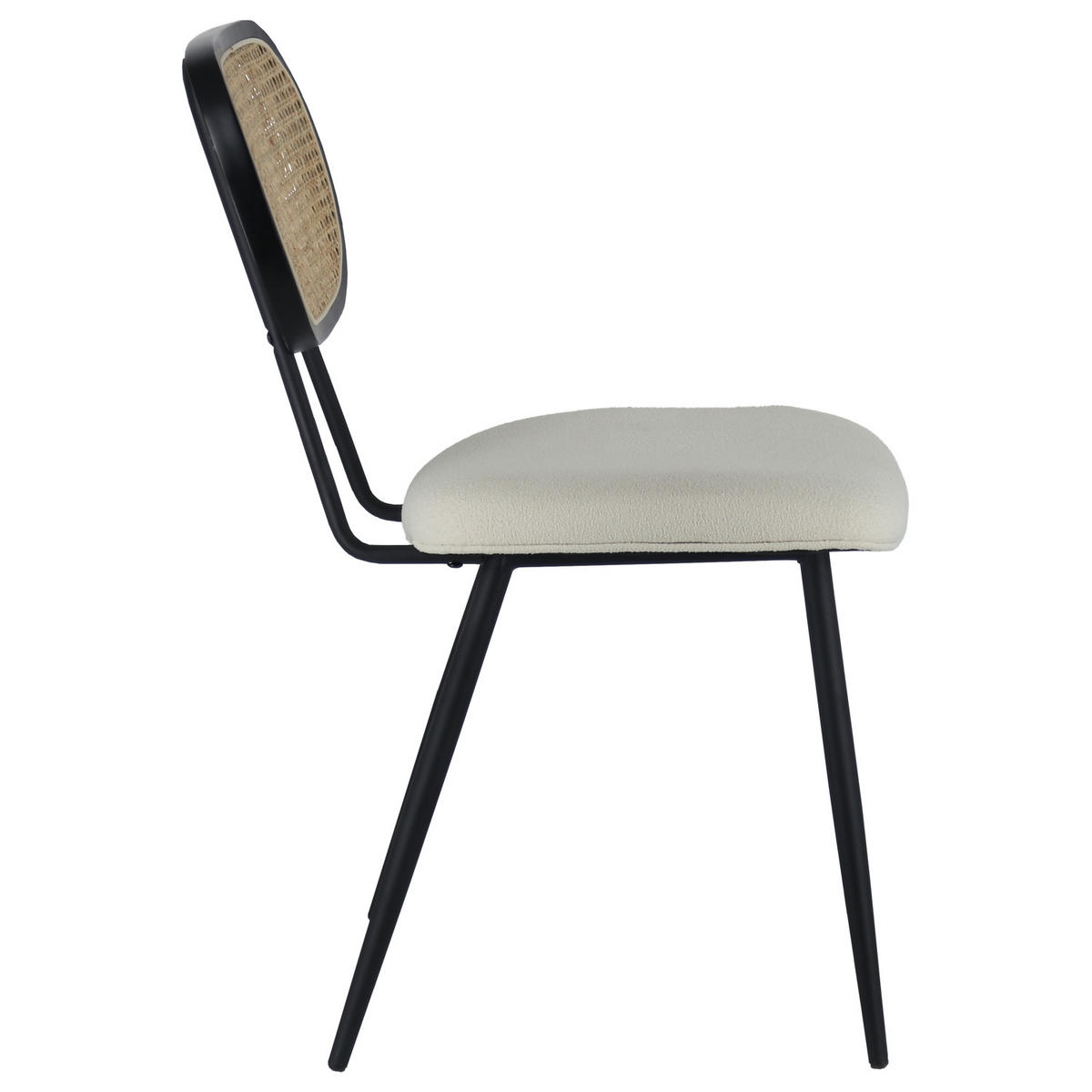 STÜHLE Elena Ecru 2er-Set - Beige, Metall (48/82/56cm) - Happy Garden