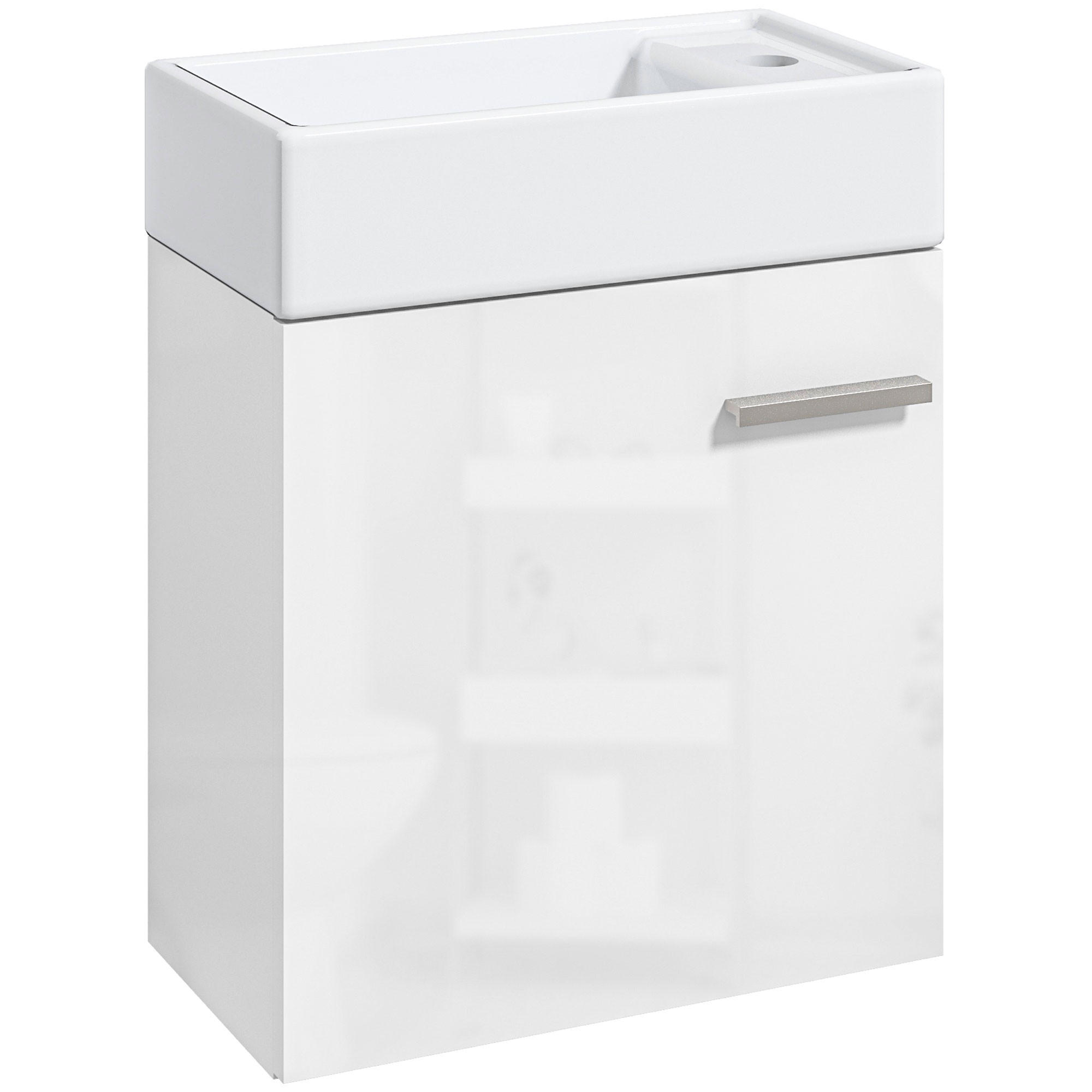 HÄNGESCHRANK Strahlend Weiß 1 Stück - Beige, Kunststoff (40/50/23cm) - GiPP
