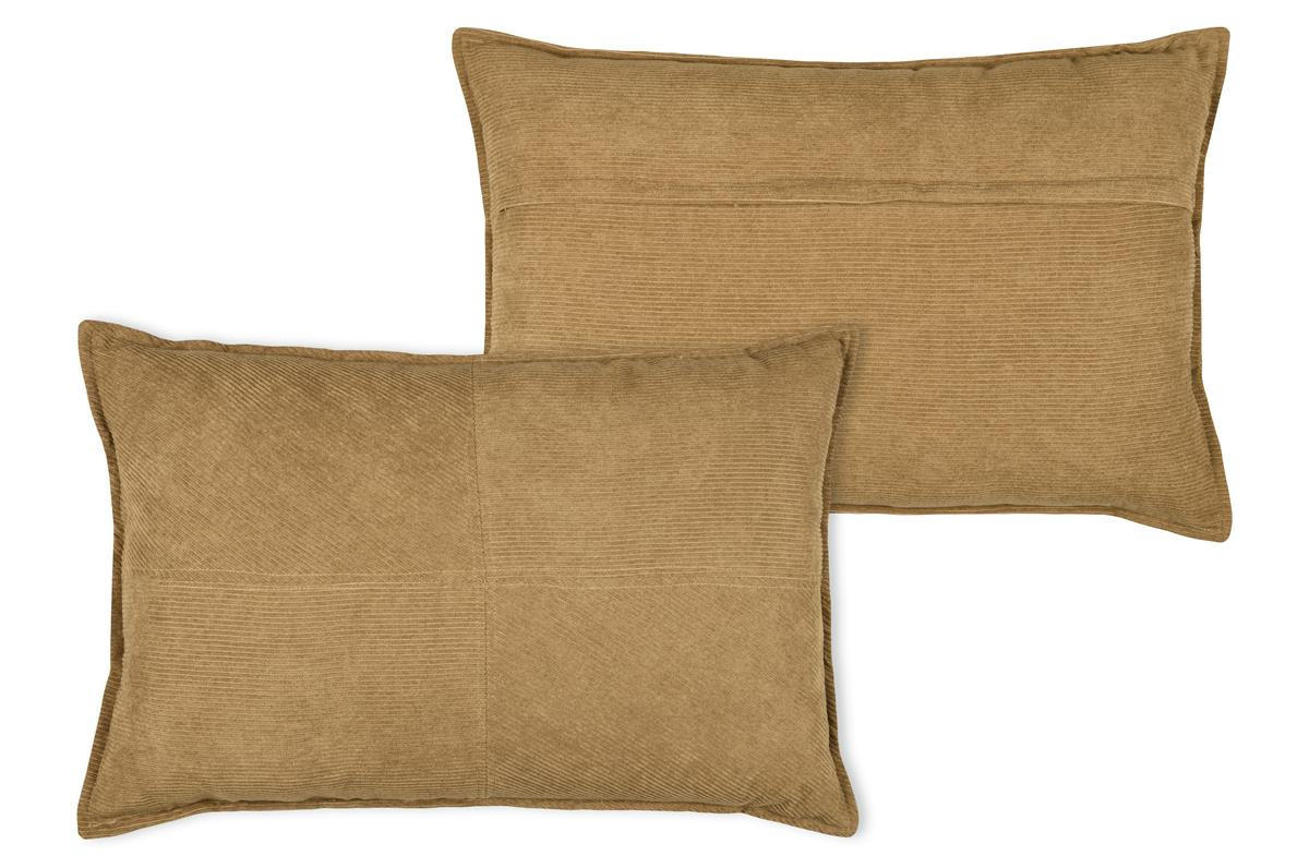 DEKOKISSEN aus Samt Dandy 40/60/4 cm - Gelb, Textil (60/40cm) - STOF