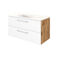 WASCHTISCH Louny-03 - Braun, Holzwerkstoff (100/54/48cm) - Lomado
