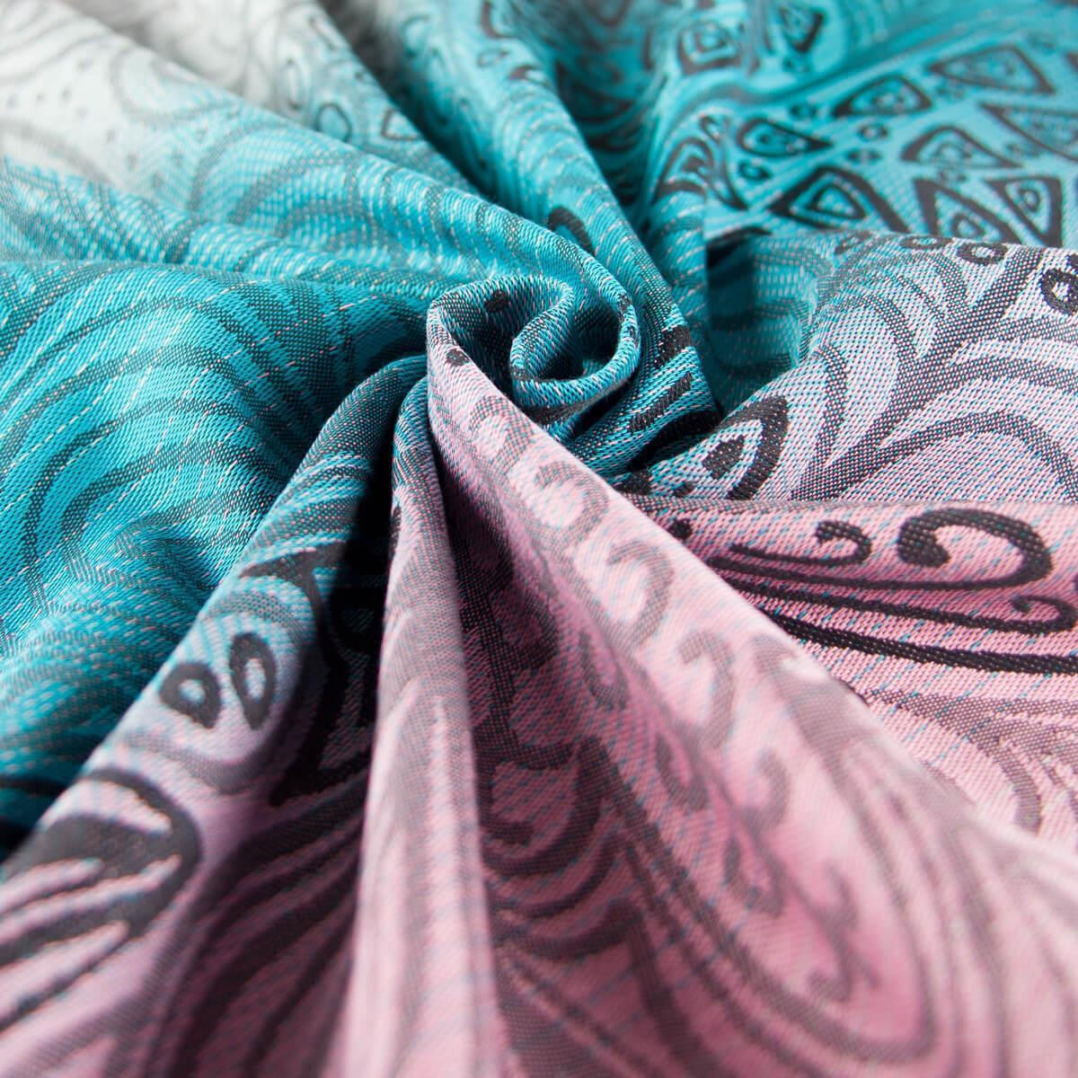 BABYTRAGETUCH Ring-Sling kbA - Blau/Anthrazit, Textil (70/0.1/200cm) - Hoppediz