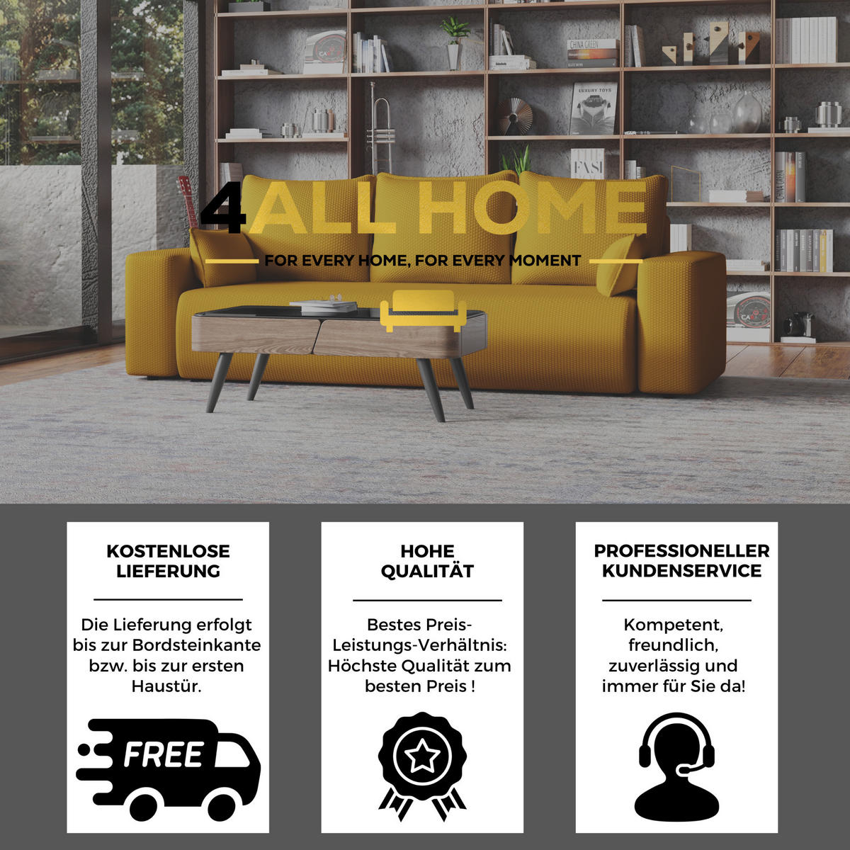 SOFA Bubi mit Bettkasten und Schlaffunktion, Cordstoff - Honig, Holzwerkstoff (242/85/95cm)