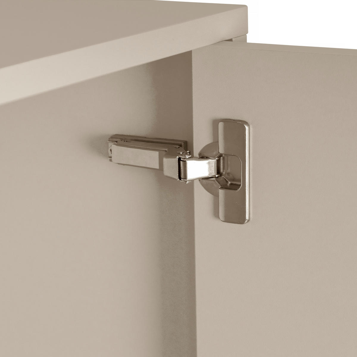 AUFBEWAHRUNGSMÖBEL Multifunktionales in Taupe VERNER - Taupe, Holzwerkstoff (40/123/75cm) - RNT By Really Nice Things