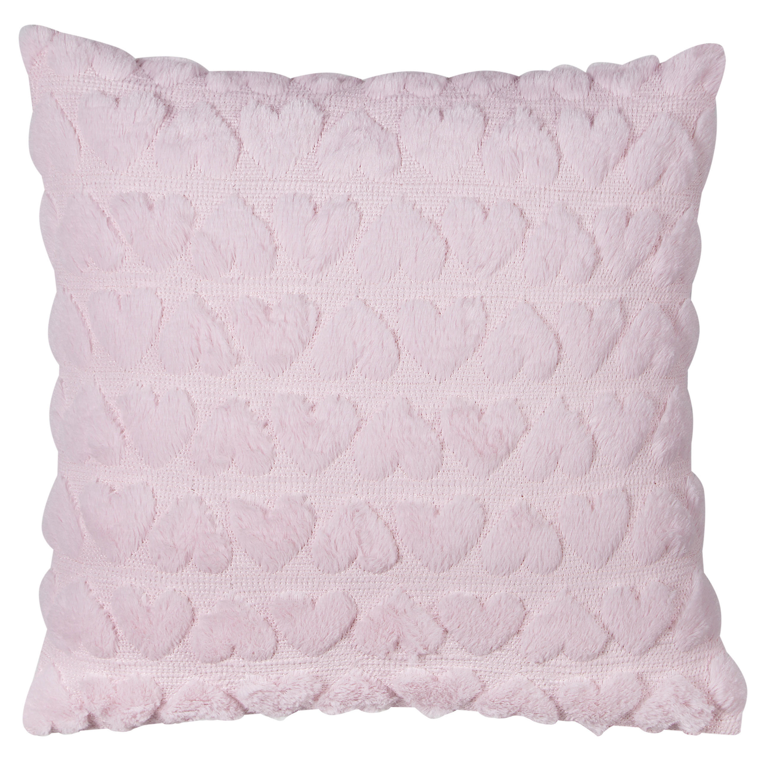 DEKOKISSEN 2er-Set Rosa 45/45 cm Astrantia - Pink, Textil (45/45cm) - Beliani