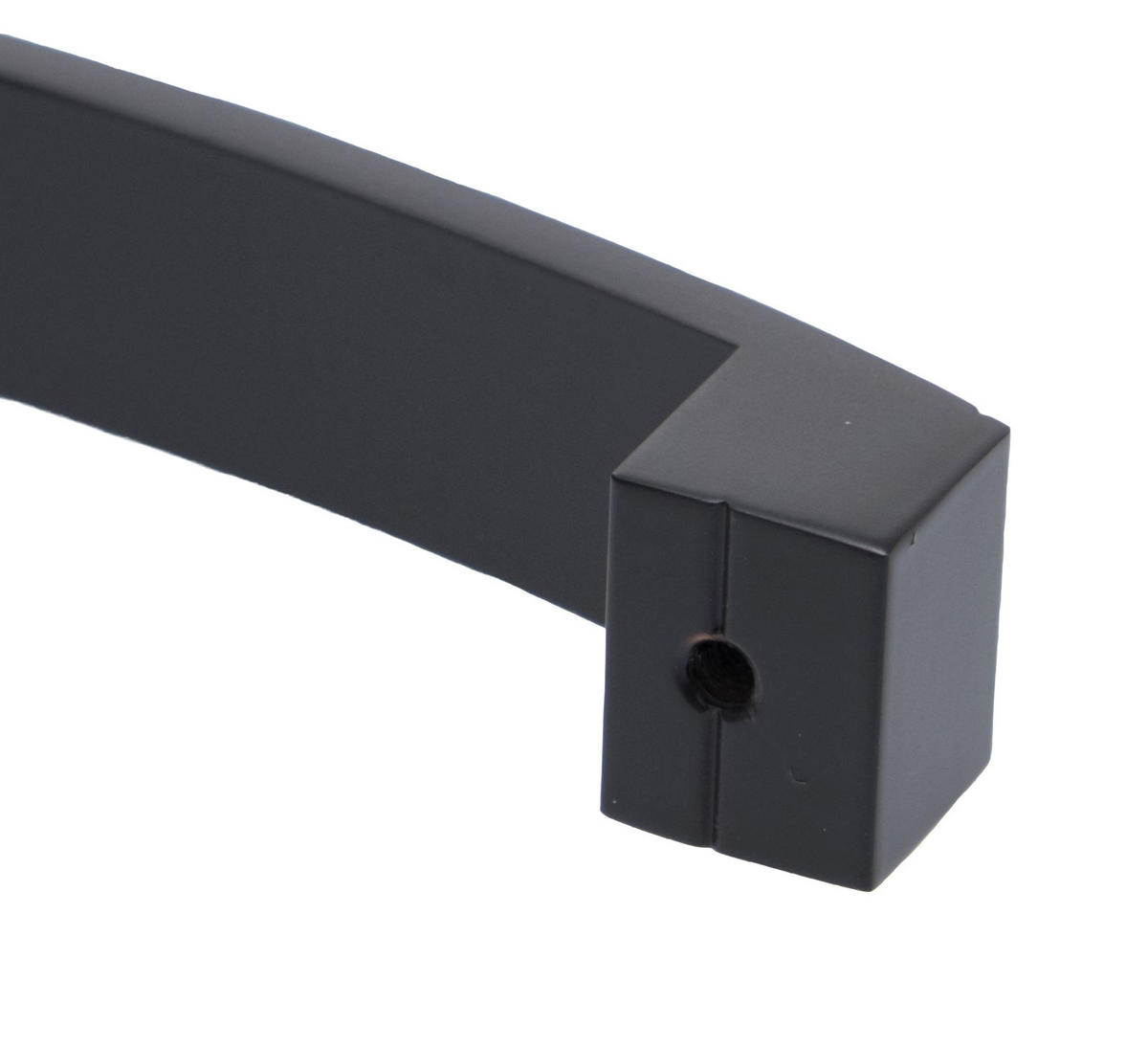 MÖBELGRIFF BA 128mm, Küchengriff Schwarz matt, Schrankgriff modern - Schwarz, Metall (2/2.8/14.6cm)