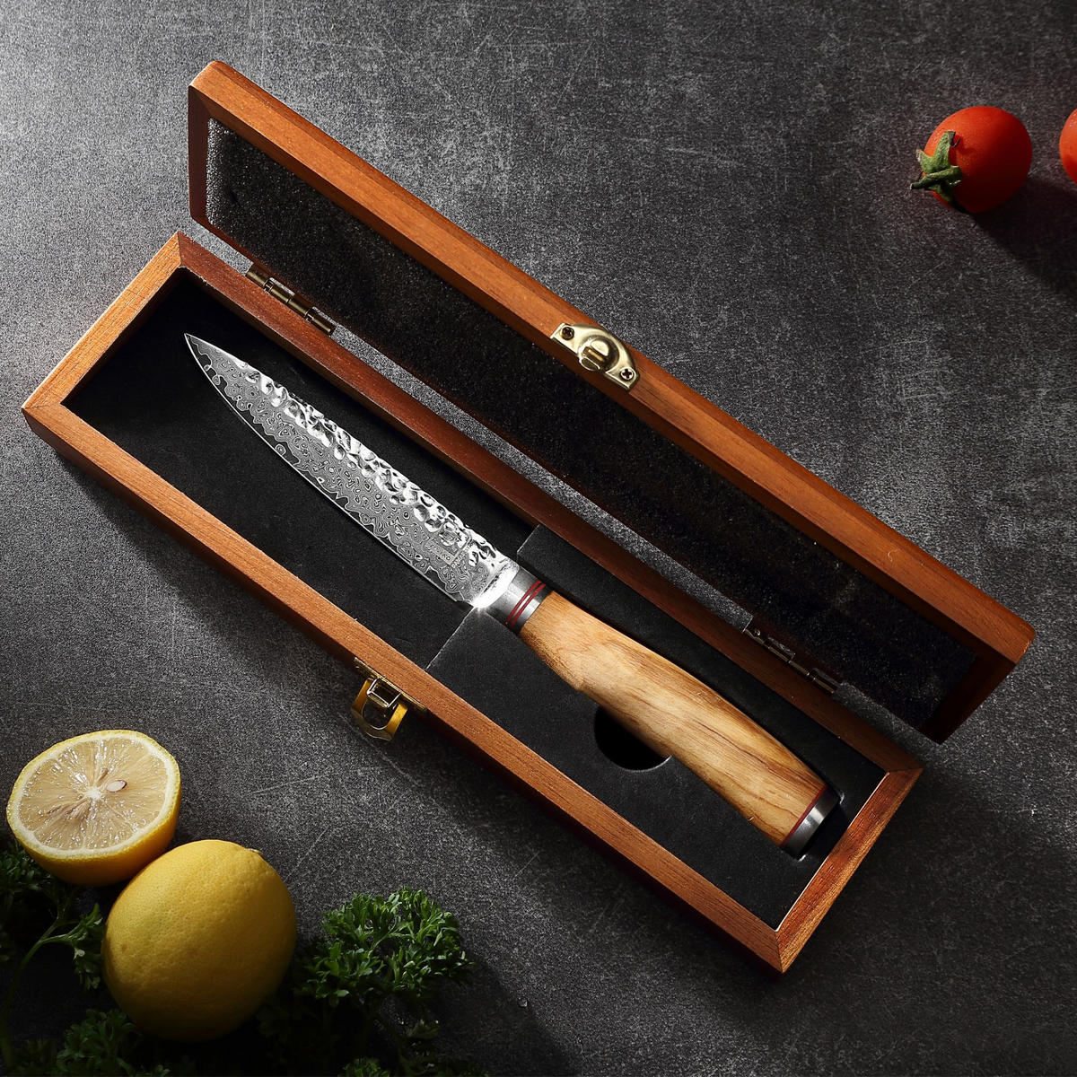 ALLZWECKMESSER 12 cm - Braun, Holz/Metall (89cm) - Zayiko