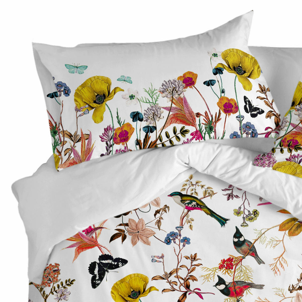 KISSENBEZUG birds of paradise 45x155 cm mehrfarbig - Multicolor, Textil (45/155cm) - Happy Friday