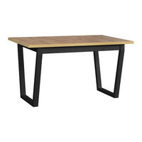ESSTISCH Ikon 2, 140-180/80 cm, wotan - Eiche Wotan, Holz (80/140/78cm) - Leaf Design