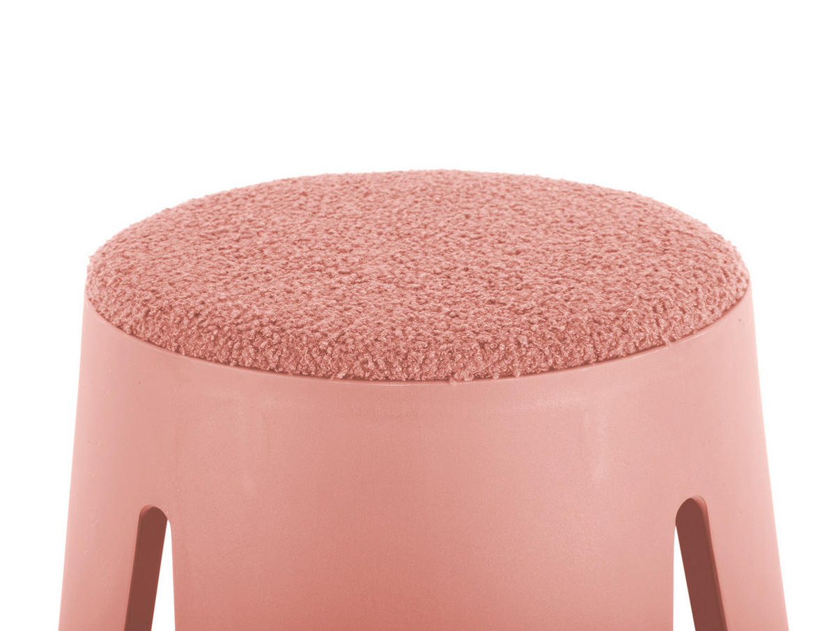 HOCKER Savor 44/44/46 cm - Pink, Kunststoff (44/46/44cm) - Leitmotiv