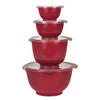 RÜHRSCHÜSSEL-SET Margrethe New rot (4tlg) - Rot, Kunststoff (21/15cm) - Rosti