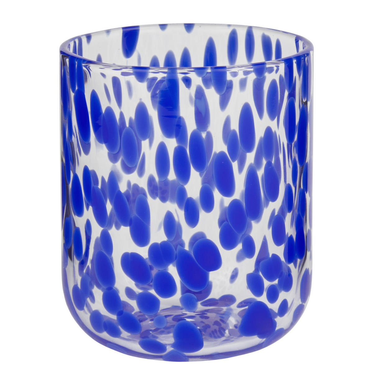 TRINKGLAS (6er-Set) Confetti - Blau, Glas (0.33L) - Butlers