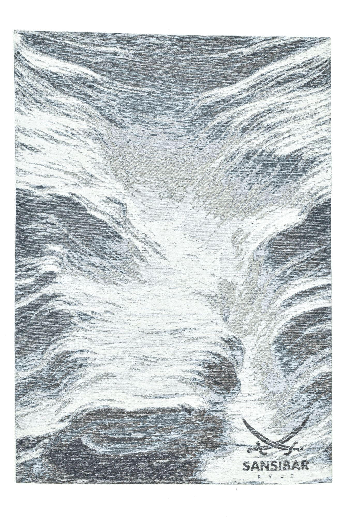 FLACHWEBTEPPICH Keitum 60x90 cm - Grau, Textil (60/90cm) - Sansibar SYLT