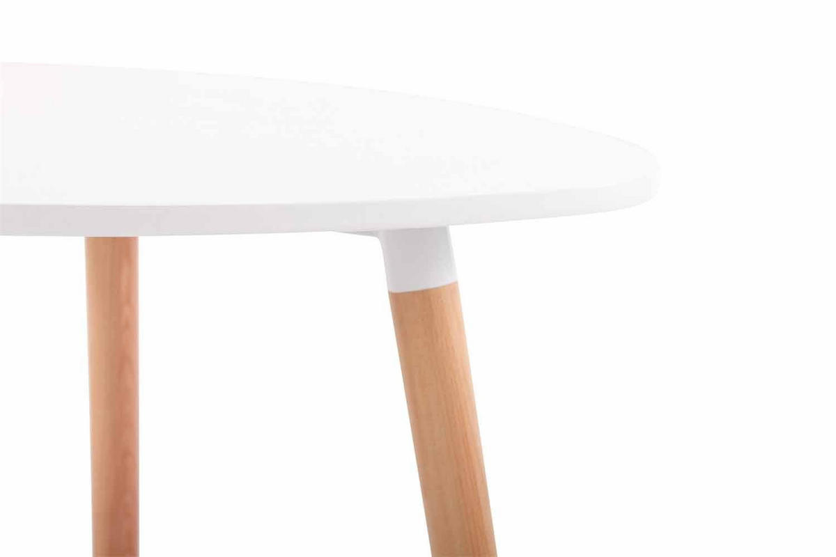 KONSOLENTISCH Holz weiß - Weiß, Holz (80/80/75cm) - CLP