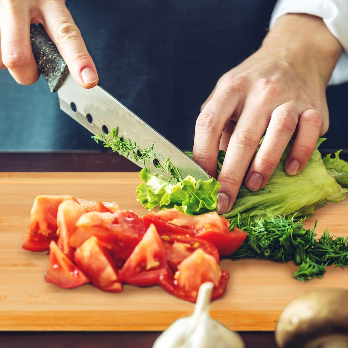 2xSCHNEIDEBRETT - Hellbraun, Holz (52/29cm) - Relaxdays