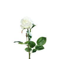 KUNSTBLUME Künstliche Rose - Alexandros 66 cm - Creme, Kunststoff (66cm) - aplanta