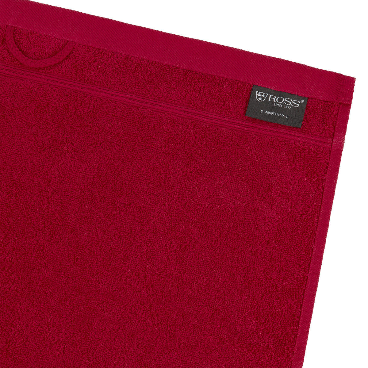 FROTTIERSET Rubin 4-teilig - Rot, Textil (50/100cm) - Ross