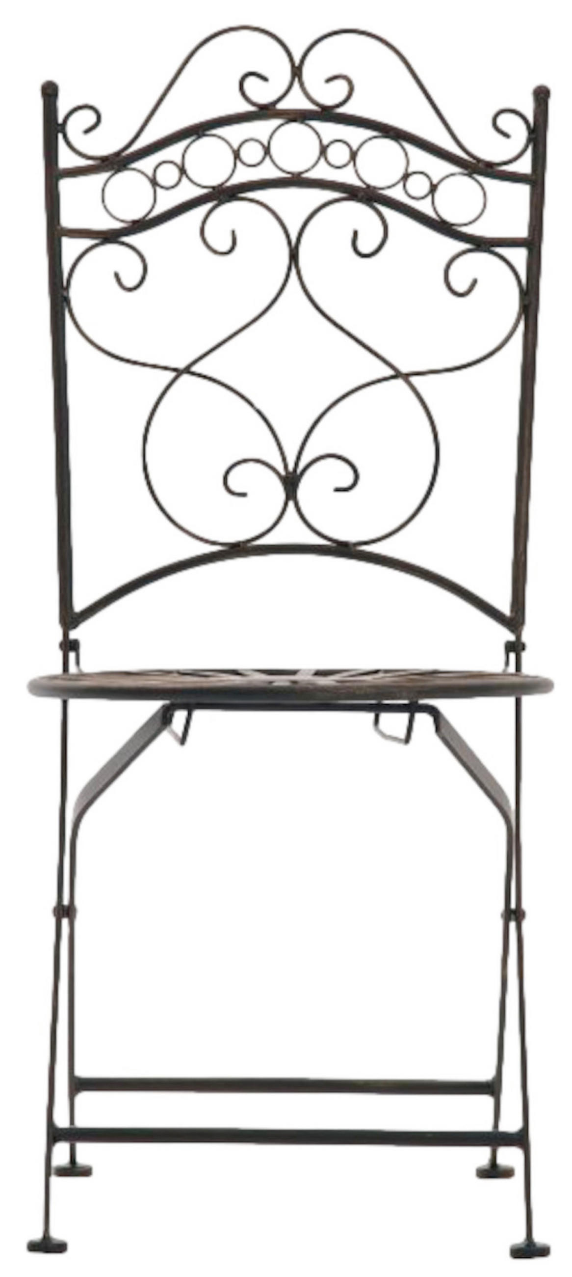 GARTENSTÜHLE Indi - 2er Set - bronze - Braun, Metall (40/50/92cm) - TPFGarden
